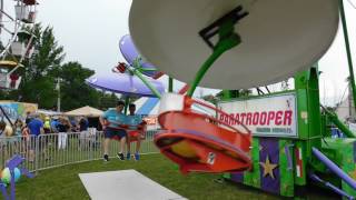 Paratrooper Carnival Ride at Cottage Grove Festival [upl. by Niarda]