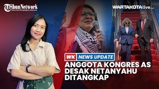 Anggota Parlemen AS ProPalestina Desak Netanyahu Ditangkap saat Tiba di Washington [upl. by Zolner365]