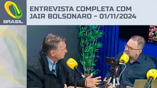 Entrevista completa com Jair Bolsonaro  01112024 [upl. by Bilski71]