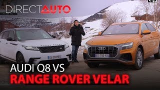 MATCH  AUDI Q8 vs RANGE ROVER VELAR [upl. by Reivax838]