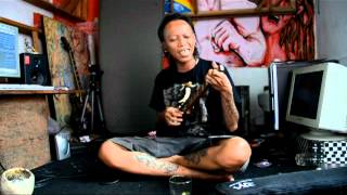 Bobby from Marjinal plays Negri Ngeri on electric ukulele for ukelandcouk [upl. by Holton]