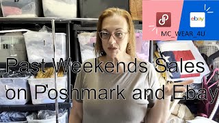 12 Piece Weekend Sales Report from Poshmark and Ebay [upl. by Sucam]