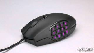 G600 MMO Gaming Mouseのサイドボタンに埋め込まれたLED [upl. by Helbon]