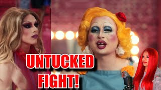 Jasmine Kennedie Vs Maddy Morphosis  UNTUCKED FIGHT  Rupauls Drag Race Season 14 Reaction [upl. by Geiss]