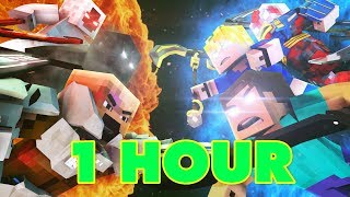 quotLiving In A Nightmarequot 1 HOUR  A Minecraft Original Music Video ♪ [upl. by Umberto]