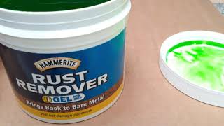 Hammerite rust remover gel a review [upl. by Sahc]