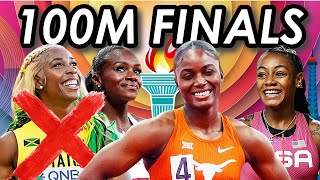 Womens 100m Finals WatchAlong  Paris Olympics Athletics [upl. by Ttocs]