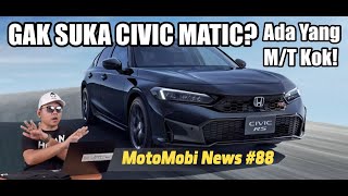 HONDA CIVIC RS Sekarang Tersedia Transmisi Manual  Motomobi News 88 [upl. by Nrubloc]