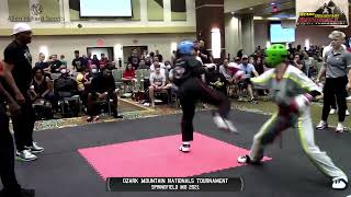 Exciting Point Fighting  Ozark Mountain Nationals Sport Karate Tournament [upl. by Galan]