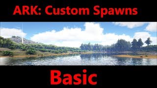 ARK How to edit spawns Basic [upl. by Varick]