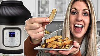 Instant Pot Air Fryer Homemade French Fries Shorts [upl. by Richey]