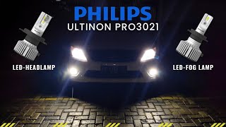 Philips Ultinon Pro3021 Headlamp amp Fog Lamp [upl. by Light]