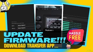 Elektron Digitakt II  Easily Update Firmware Using Transfer App [upl. by Ettenoitna]