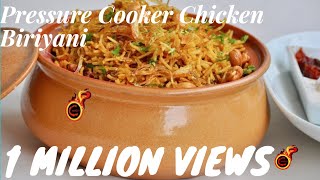 Pressure Cooker Chicken Biriyani റമദാൻ സ്പെഷ്യൽ പ്രഷർ കുക്കർ ചിക്കൻ ബിരിയാണി Ep365 [upl. by Romilly]