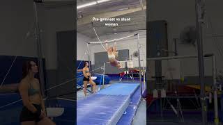 Stuntwoman vs pro gymnast [upl. by Ruy]