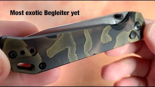 Unboxing the SICK Kizer Begleiter button lock 20 in s35vn with Raffir Noble handle scales [upl. by Orgalim71]