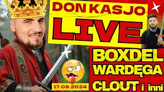 Boxdel Wardęga Fame Clout Taazy VS Josef Bratan  DON KASJO LIVE  170924  QampA [upl. by Venice]