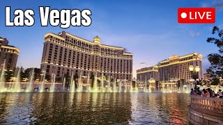 🔴 Las Vegas LIVE  IRL Wednesday Evening Walk on the strip August 7 2024 [upl. by Hsemar]