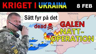 8 Feb Ukrainska Specialtrupper ANGRIPER OCH BRÄNNER RYSK BAS TILL ASKA  Kriget i Ukraina förklaras [upl. by Ahso698]