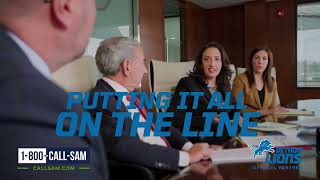 The Sam Bernstein Law Firm Shares The Same Core Values As The Detroit Lions [upl. by Hares]