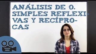 Análisis de oraciones simples reflexivas y recíprocas [upl. by Ardnohs]