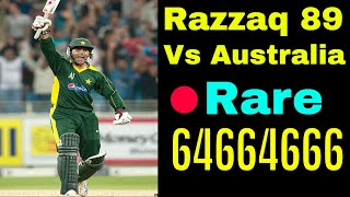 Abdul Razzaq Greatest Sixes 89 Vs Australia 2004 [upl. by Cirda]