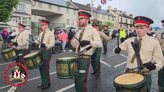 Castlederg Young Loyalists FB 2  Cookstown Sons Of William Parade 2024 [upl. by Mullac]