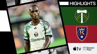 Portland Timbers vs Real Salt Lake  Full Match Highlights  July 13 2024 [upl. by Zimmer4]