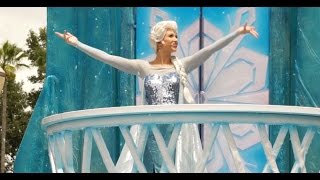 Frozen Royal Welcome Parade at Disneys Hollywood Studios [upl. by Ynttirb]