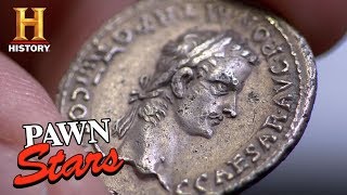 Pawn Stars Caligula Coin Comes out of Storage  History [upl. by Evangelia670]