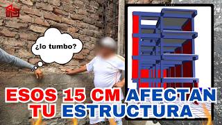 Querer ganar 15 cm puede ser fatal para la ESTRUCTURA de tu vivienda 🚧👷‍♂️ [upl. by Eluj]