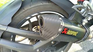 Modenas Pulsar RS200 Akrapovic exhaust sound [upl. by Nerahs]