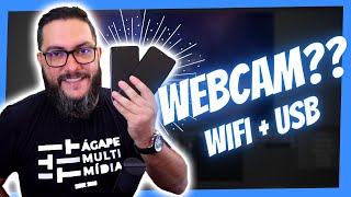 2 CELULARES OU MAIS COMO WEBCAM Pelo Wifi ou cabo USB  Usando o app iVCam [upl. by Dej]