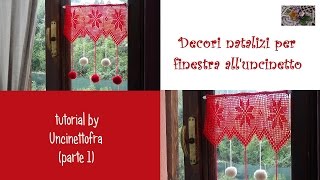 tendine mantovane natalizie alluncinetto tutorial parte 1 [upl. by Meyer]