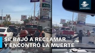 Pleito vial termina en tragedia conductor intentó huir [upl. by Ardried]