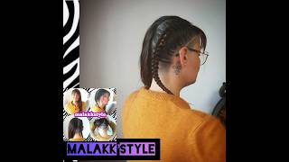 CORNROWS Undercut Femme Cheveux Longs Européen Coiffure [upl. by Anirres]