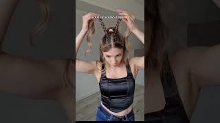 IDEE COIFFURE AVEC TRESSES  BELLE TRESSE 2024  PRATIQUE POUR LES COURS  TRAVAIL  SPORT [upl. by Higinbotham]