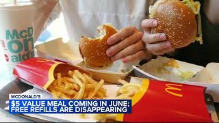 McDonalds plans 5 meal deal next month to counter customer frustration over high prices [upl. by Laurena]