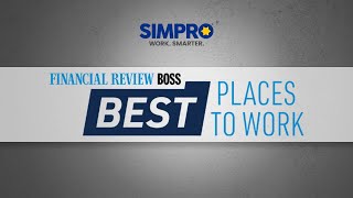 AFR BOSS Best Places to Work  Simpro WINS Award [upl. by Oinimreh942]