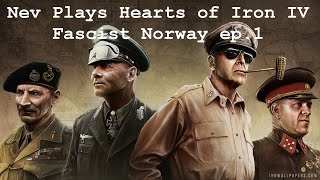 Hearts of Iron 4  Fascist Norway Ep1 [upl. by Cyprus]