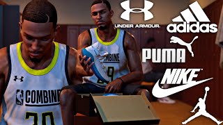 NBA 2K20 MyCAREER  NBA Draft Combine amp Shoe Endorsement Meetings  EP3 [upl. by Nosnehpets]