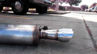 EuroVan 24v VR6 Techtonics Exhaust with no Muffler [upl. by Ecnahoy]