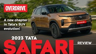 2023 Tata Safari Review a new chapter in Tatas SUV evolution  OVERDRIVE [upl. by Kirre24]