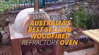 Sydney Fire Bricks Calabrese DIY kit Woodfired pizza oven range  The Wood Fired Co [upl. by Stan]