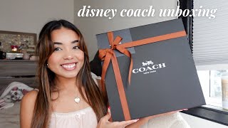 DISNEY COACH COLLECTION UNBOXING ✨🐭 [upl. by Lihcox808]