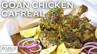 Goan Chicken Cafreal  Grilled Green Masala Chicken  Everyday Favourites [upl. by Strauss]