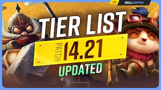 NEW UPDATED TIER LIST for PATCH 1421  League of Legends [upl. by Brittan]