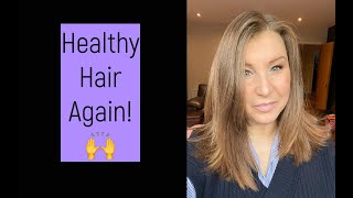 Menopausal Hair amp How I treated it Thinning Dry Tangled [upl. by Narcho]