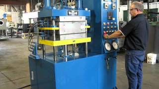 50 Ton Wabash 19quot x 19quot Hydraulic Press by Icon Industries Inc [upl. by Issiah]