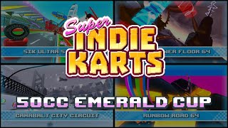 Super Indie Karts  50cc Emerald Cup [upl. by Dnilasor]